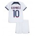 Paris Saint-Germain Ousmane Dembele #10 Kopio Lastenvaatteet Vieras Pelipaita Lasten 2023-24 Lyhyet Hihat (+ shortsit)